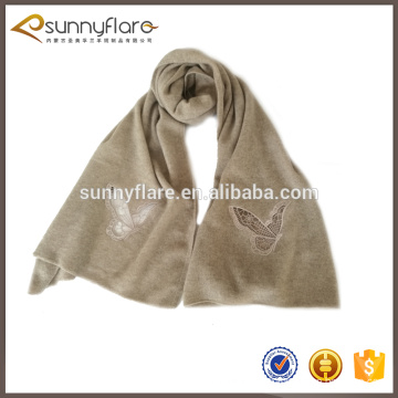 bufanda tejida 100% de la bufanda hecha punto de la cachemira del invierno